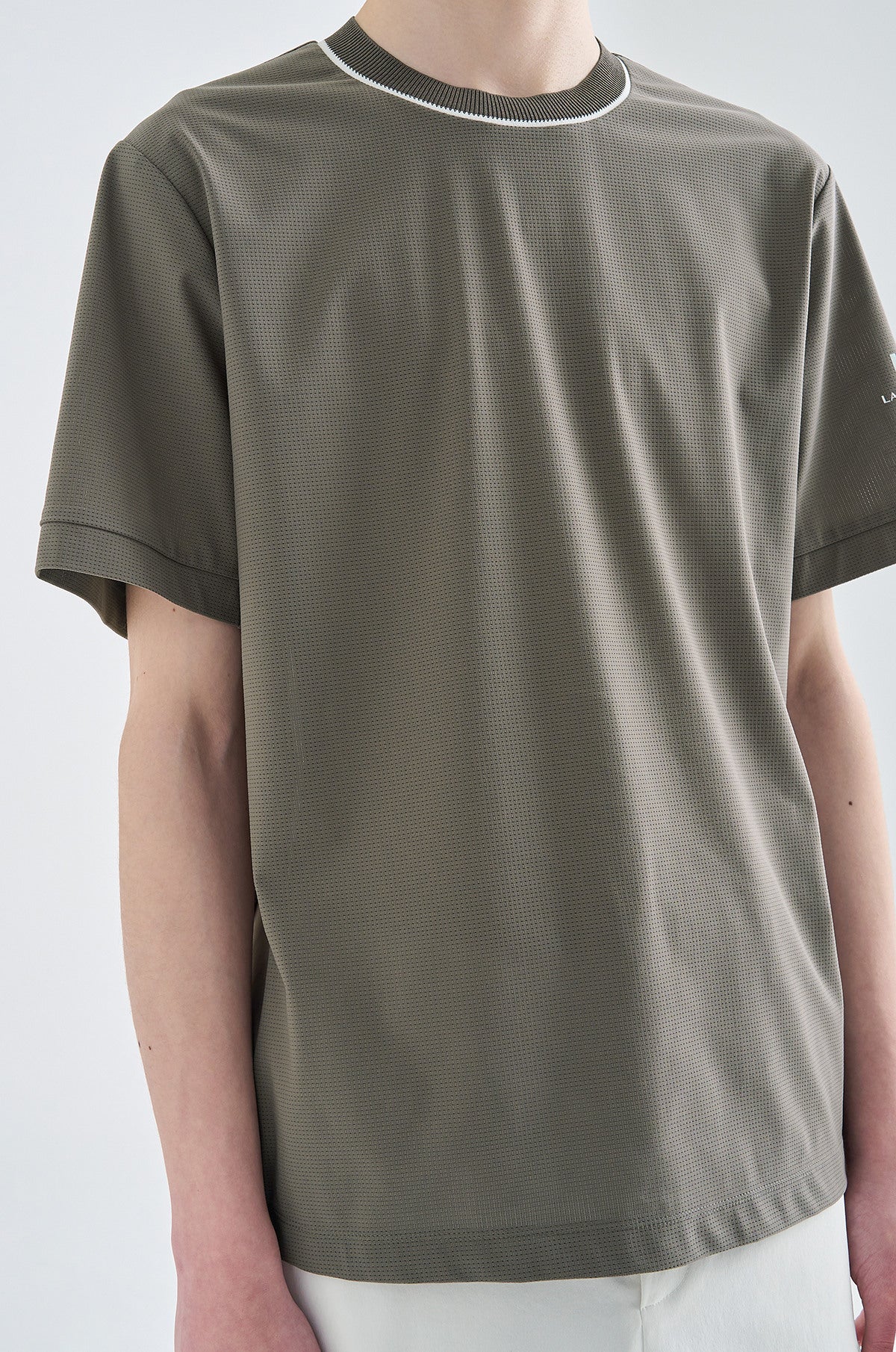 Lanvin Blanc Dark Khaki T-shirt Top - Erthe Golf