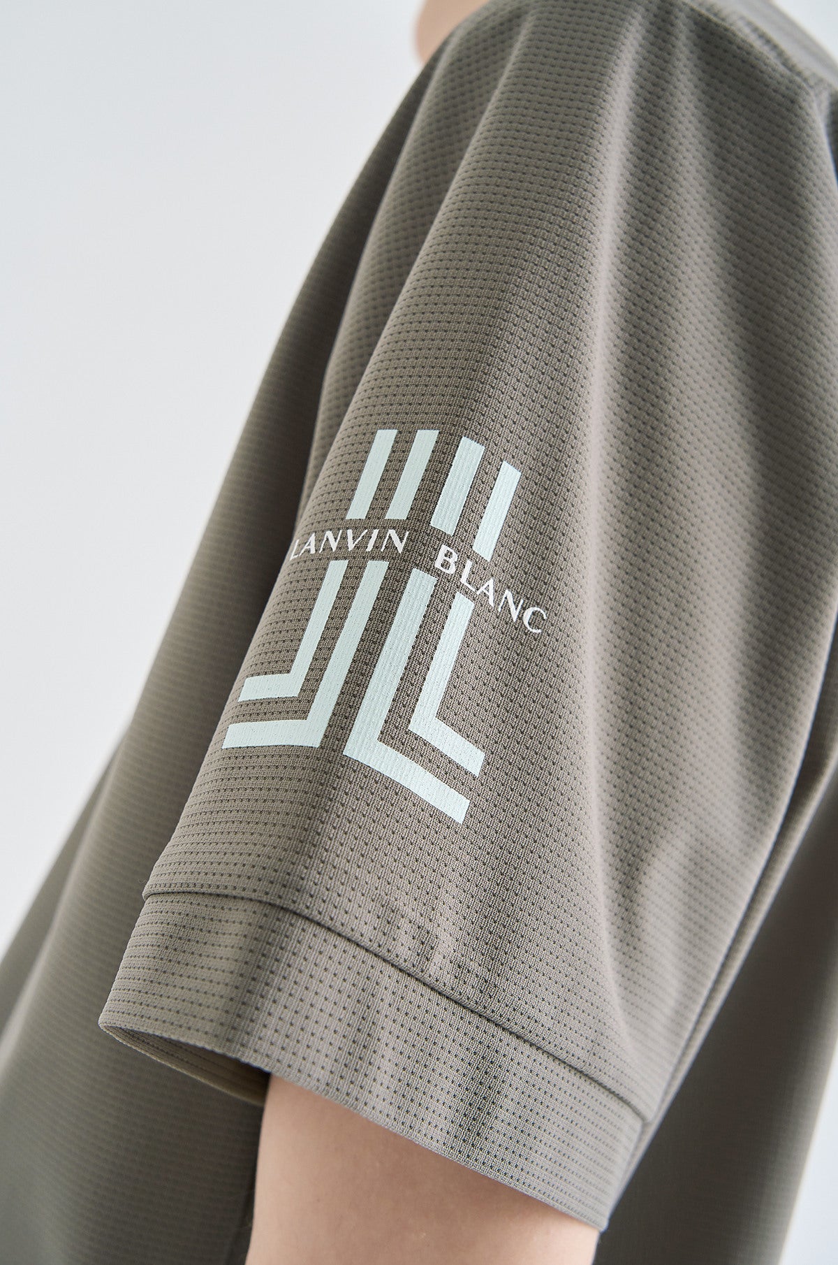 Lanvin Blanc Dark Khaki T-shirt Top - Erthe Golf