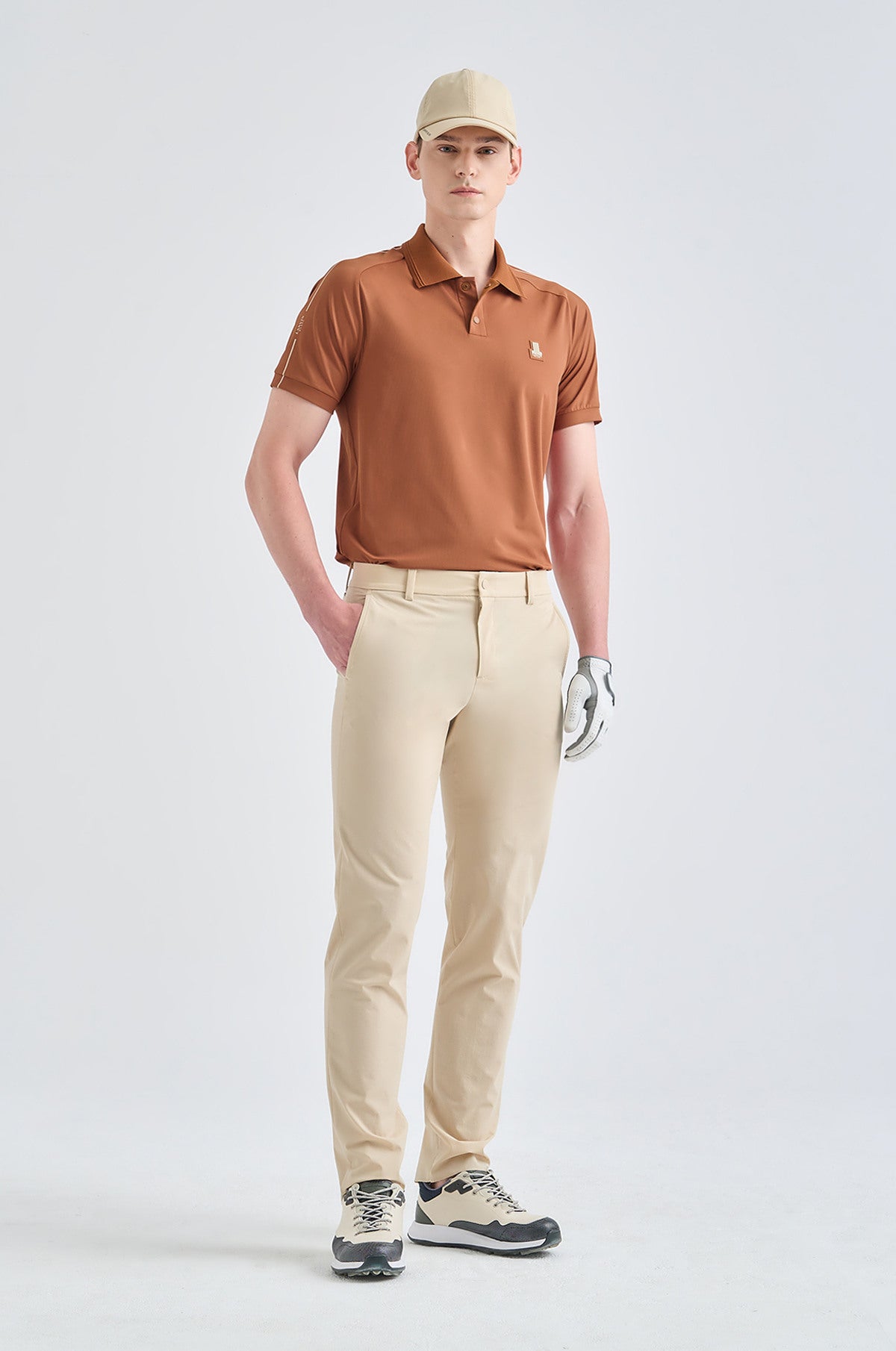 Lanvin Blanc Brown UV - Cut Half Sleeve Top - Erthe Golf