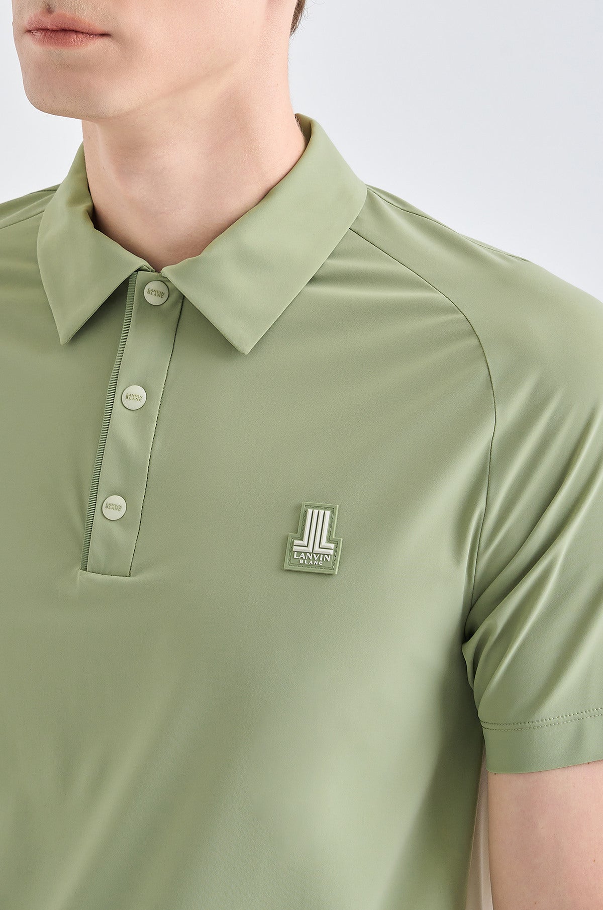 Lanvin Blanc Green Polo Top - Erthe Golf