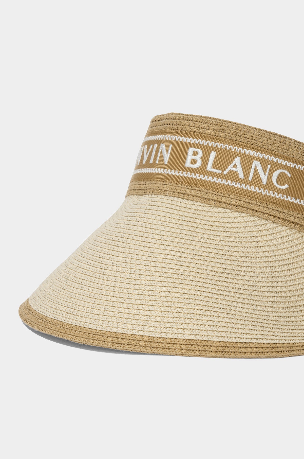 Lanvin Blanc Women's Knit Visor - Beige - Erthe Golf