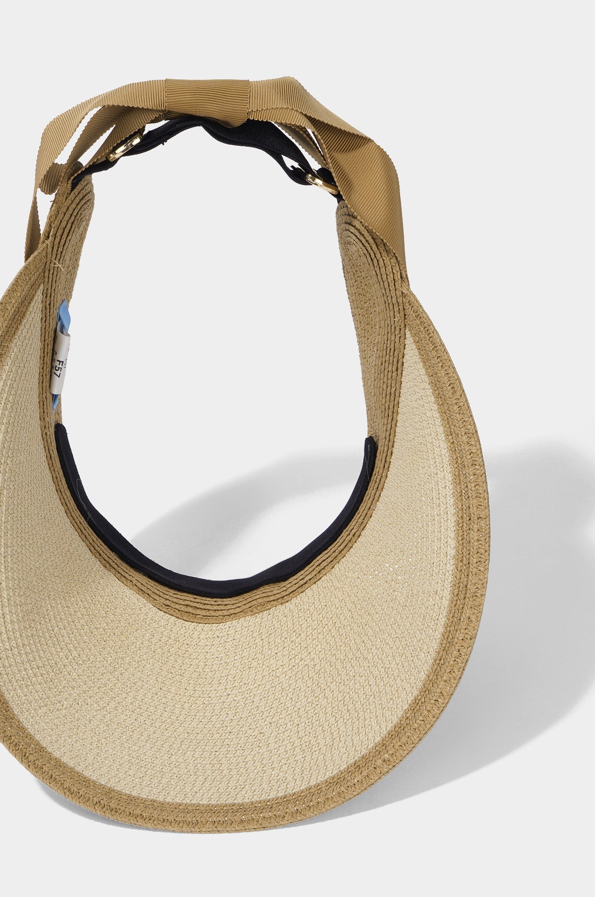Lanvin Blanc Women's Knit Visor - Beige - Erthe Golf
