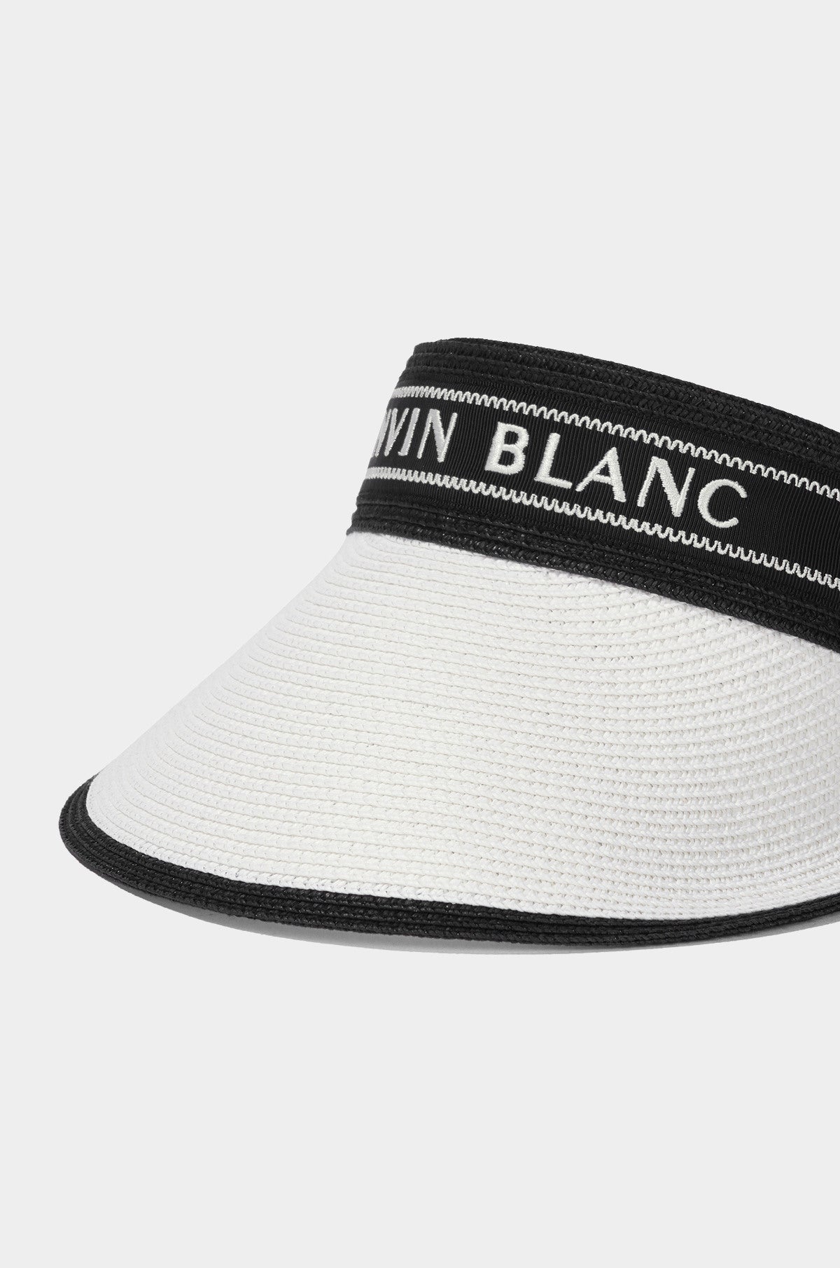 Lanvin Blanc Women's Knit Visor - Off White - Erthe Golf