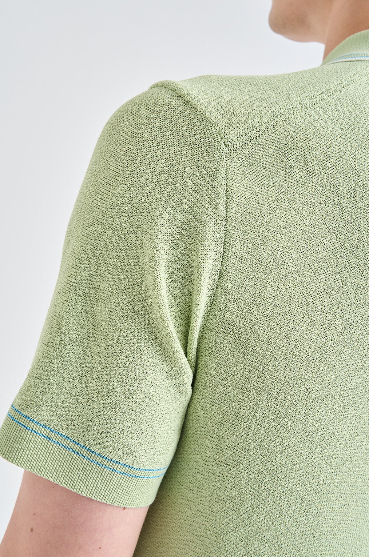 Lanvin Blanc Light Green Knit Top - Erthe Golf