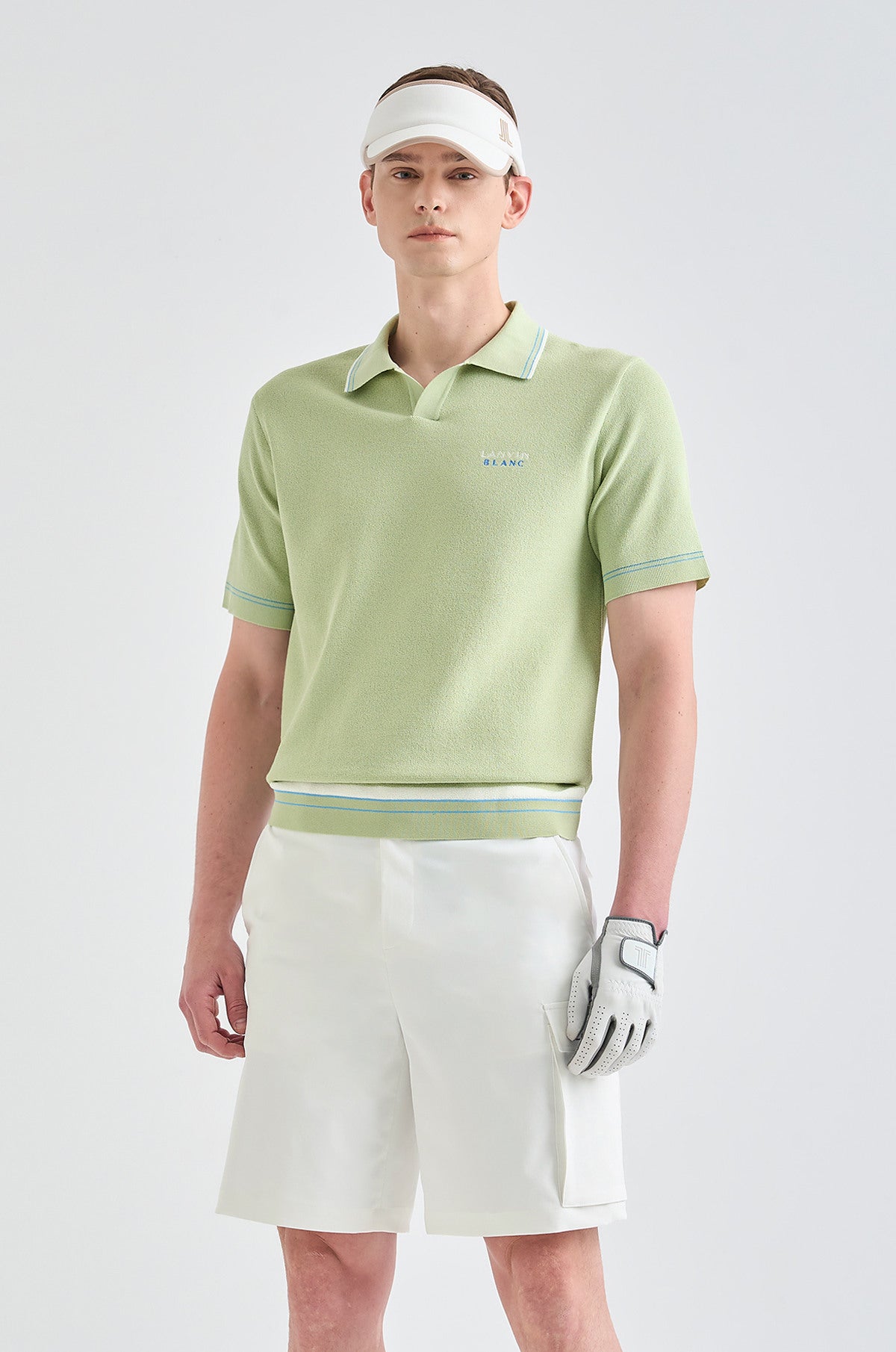 Lanvin Blanc Light Green Knit Top - Erthe Golf