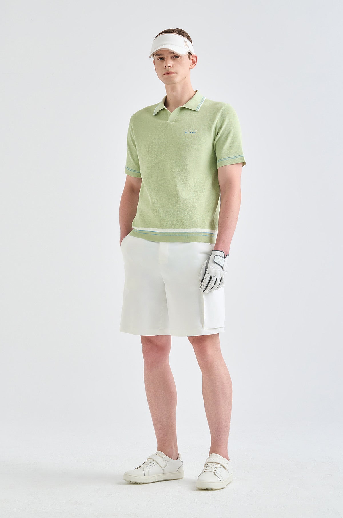 Lanvin Blanc Light Green Knit Top - Erthe Golf