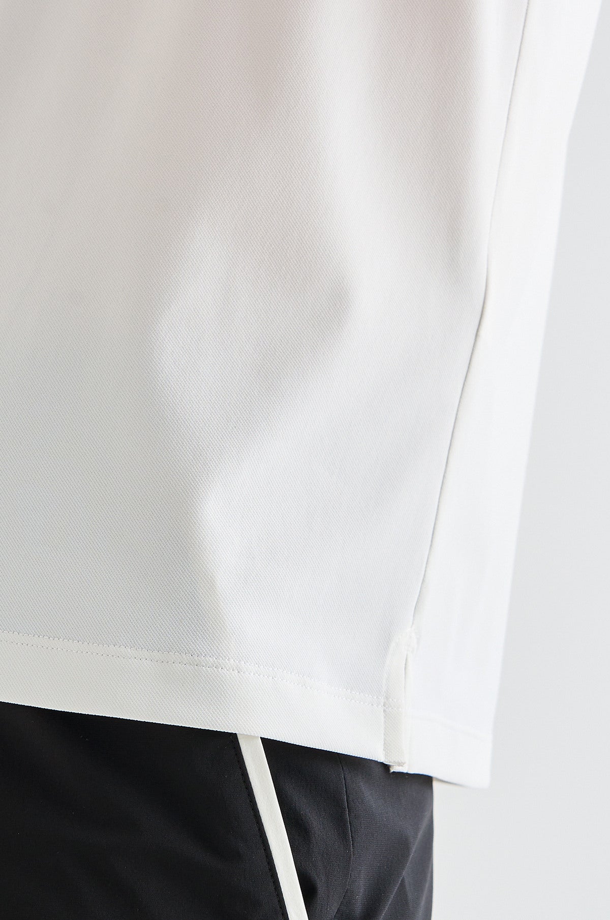 Lanvin Blanc Off - White Half Sleeve Polo Top - Erthe Golf