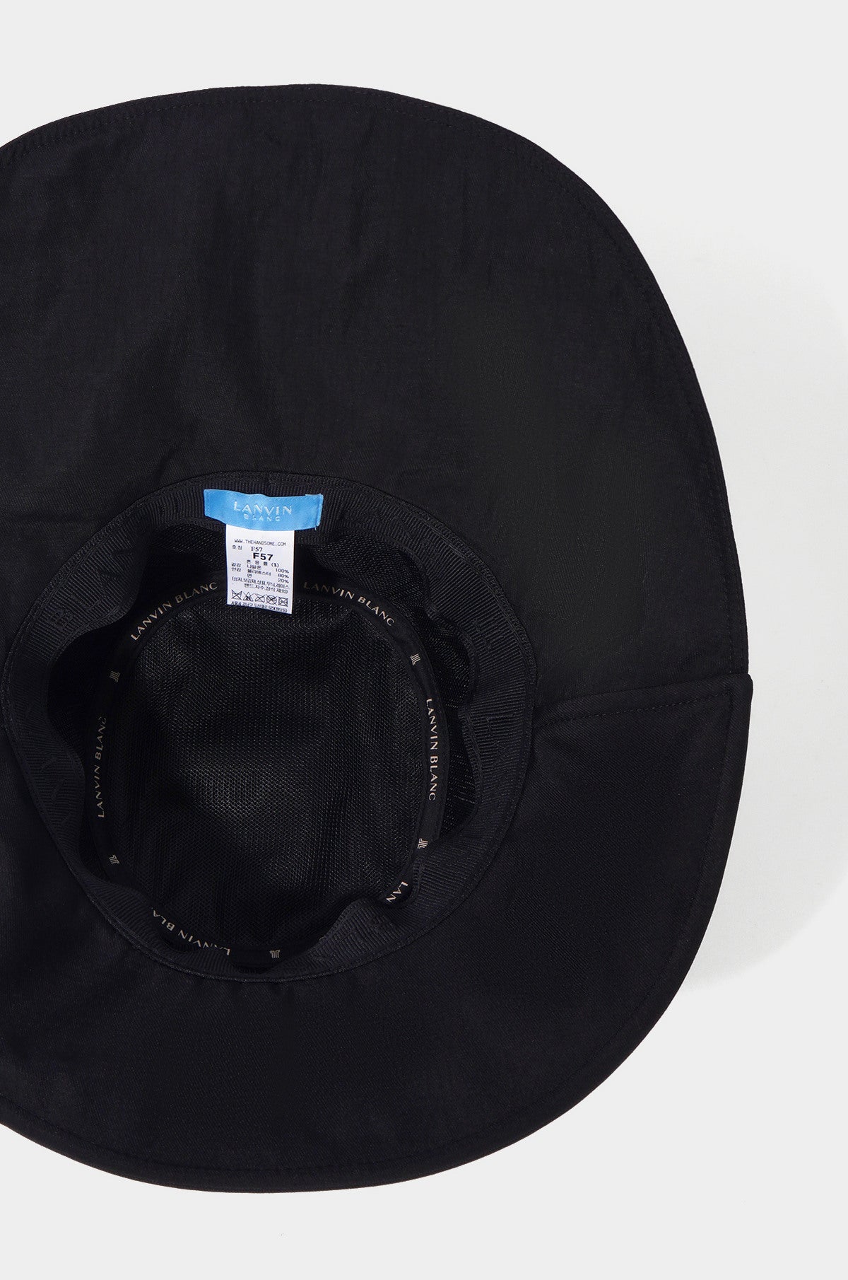 Lanvin Blanc Women's Bucket Hat - Black - Erthe Golf