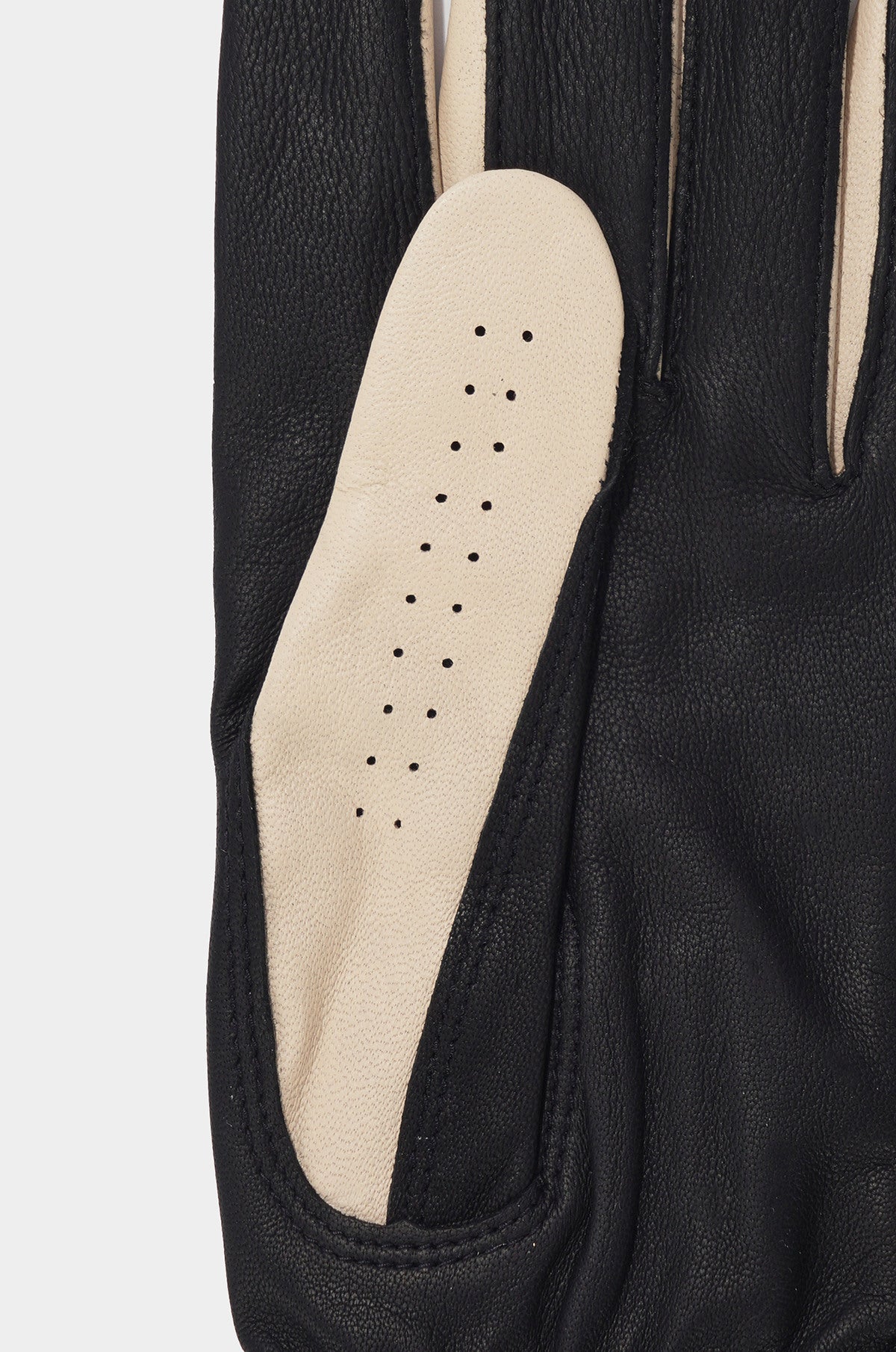 Lanvin Blanc Lambskin Left - Hand Glove - Black - Erthe Golf