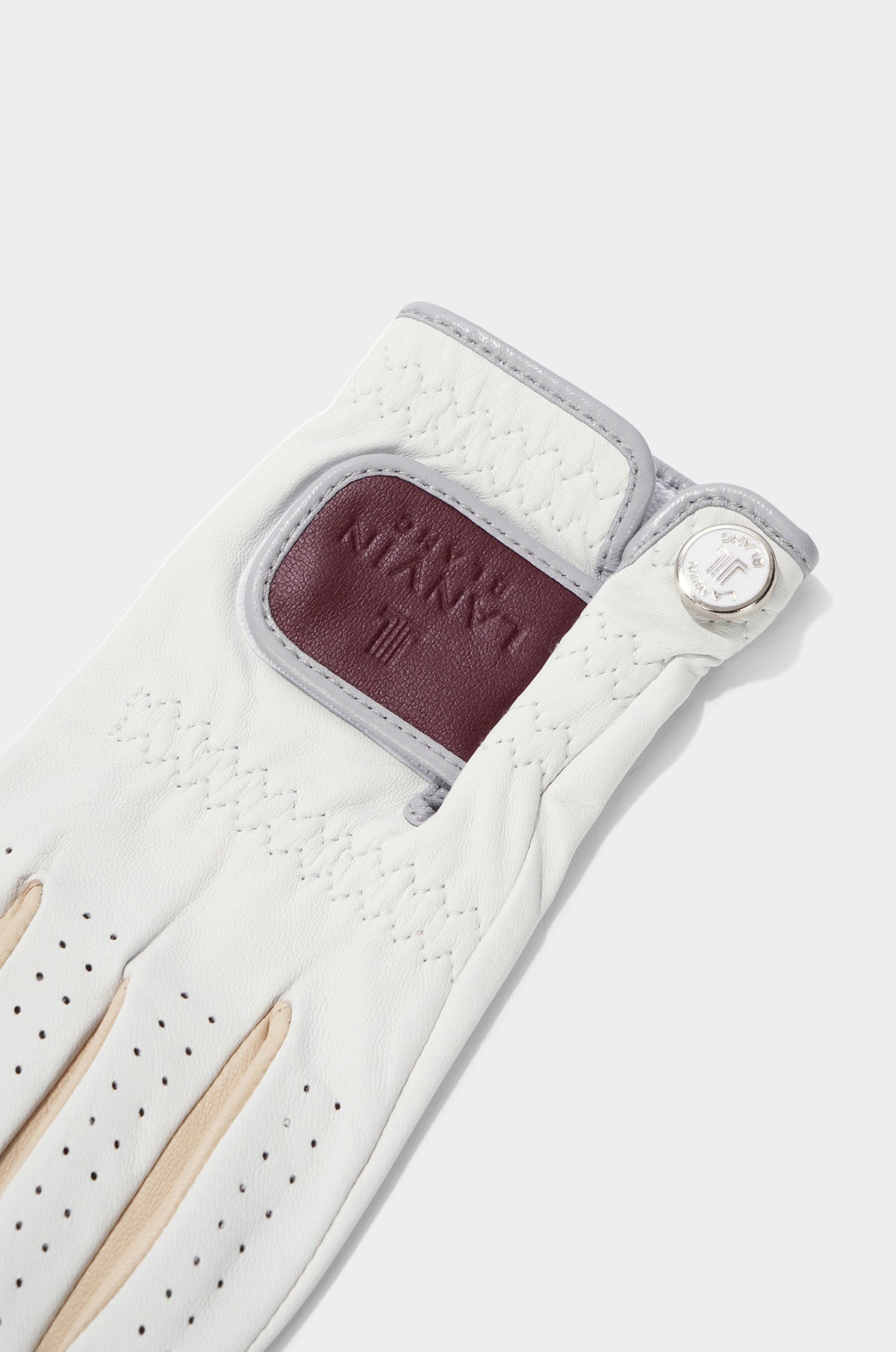 Lanvin Blanc Lambskin Left - Hand Glove - Off White - Erthe Golf