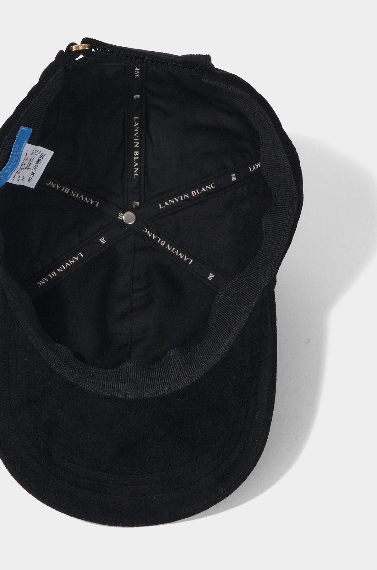Lanvin Blanc Women&#39;s Ribbon Cap - Black