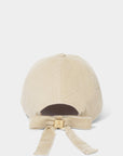 Lanvin Blanc Women's Ribbon Cap - Sepia