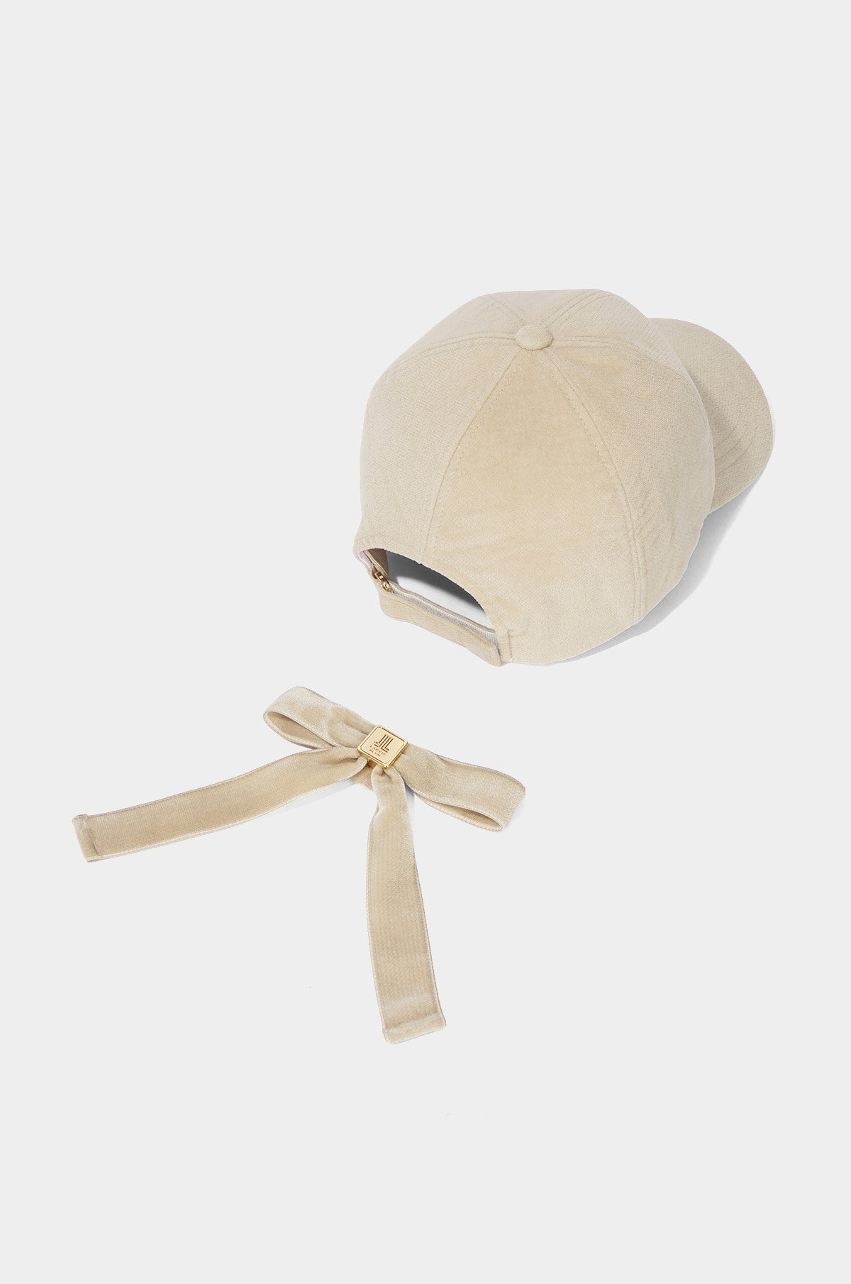 Lanvin Blanc Women's Ribbon Cap - Sepia - Erthe Golf