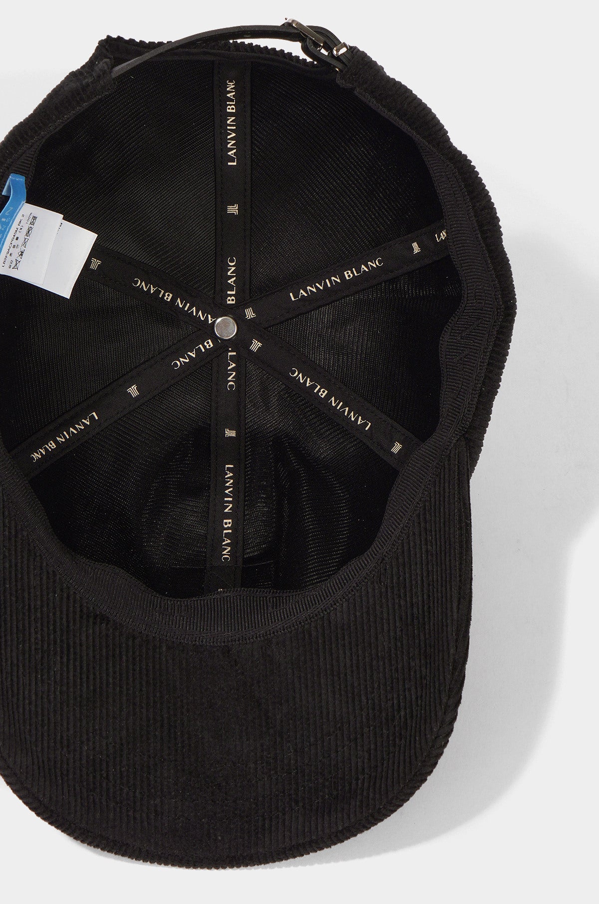 Lanvin Blanc Men's Cap - Black - Erthe Golf