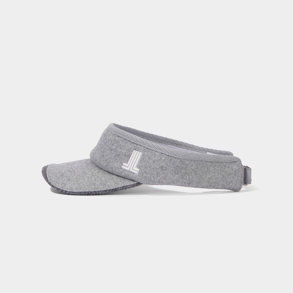 Lanvin Blanc Knit Visor - Grey - Erthe Golf