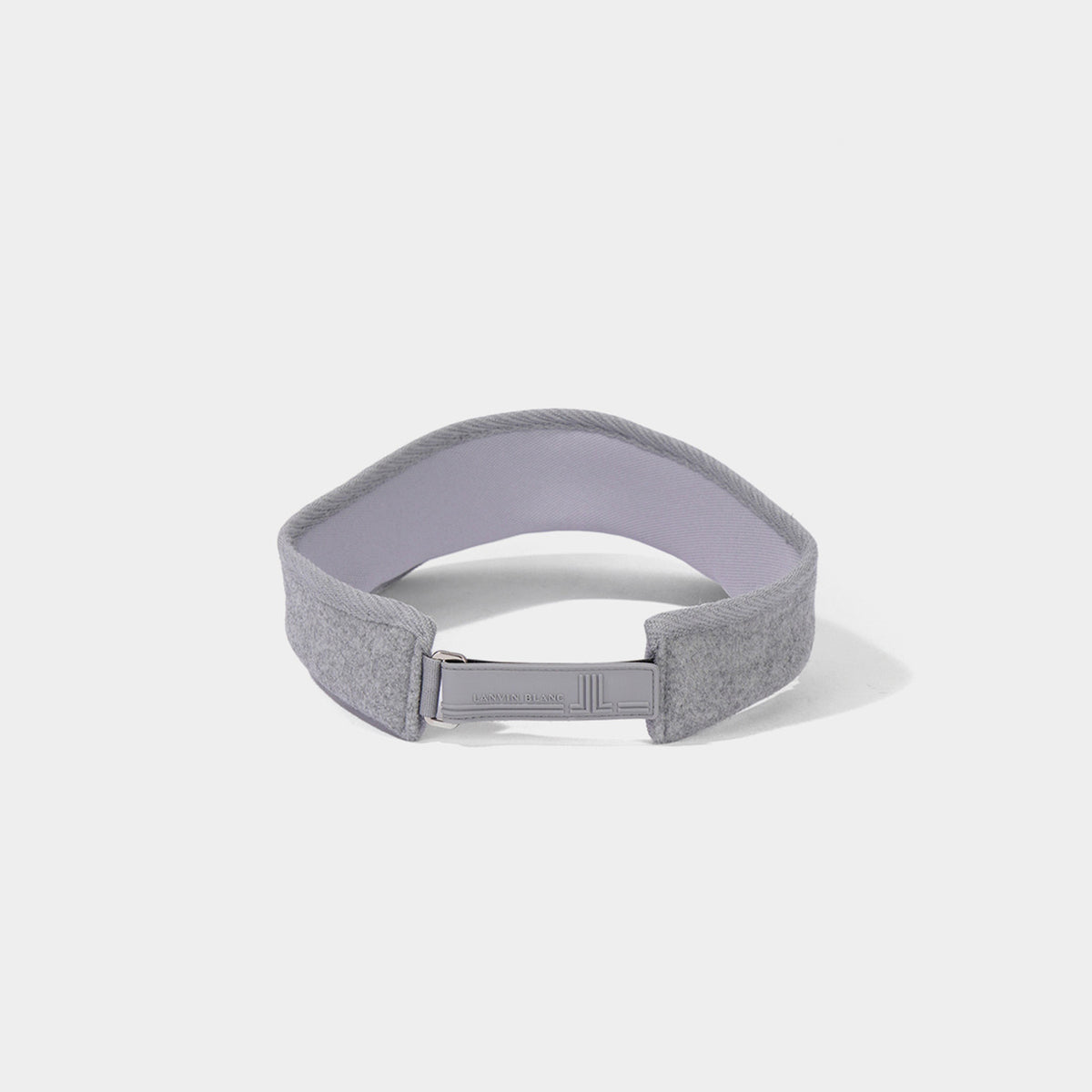 Lanvin Blanc Knit Visor - Grey - Erthe Golf
