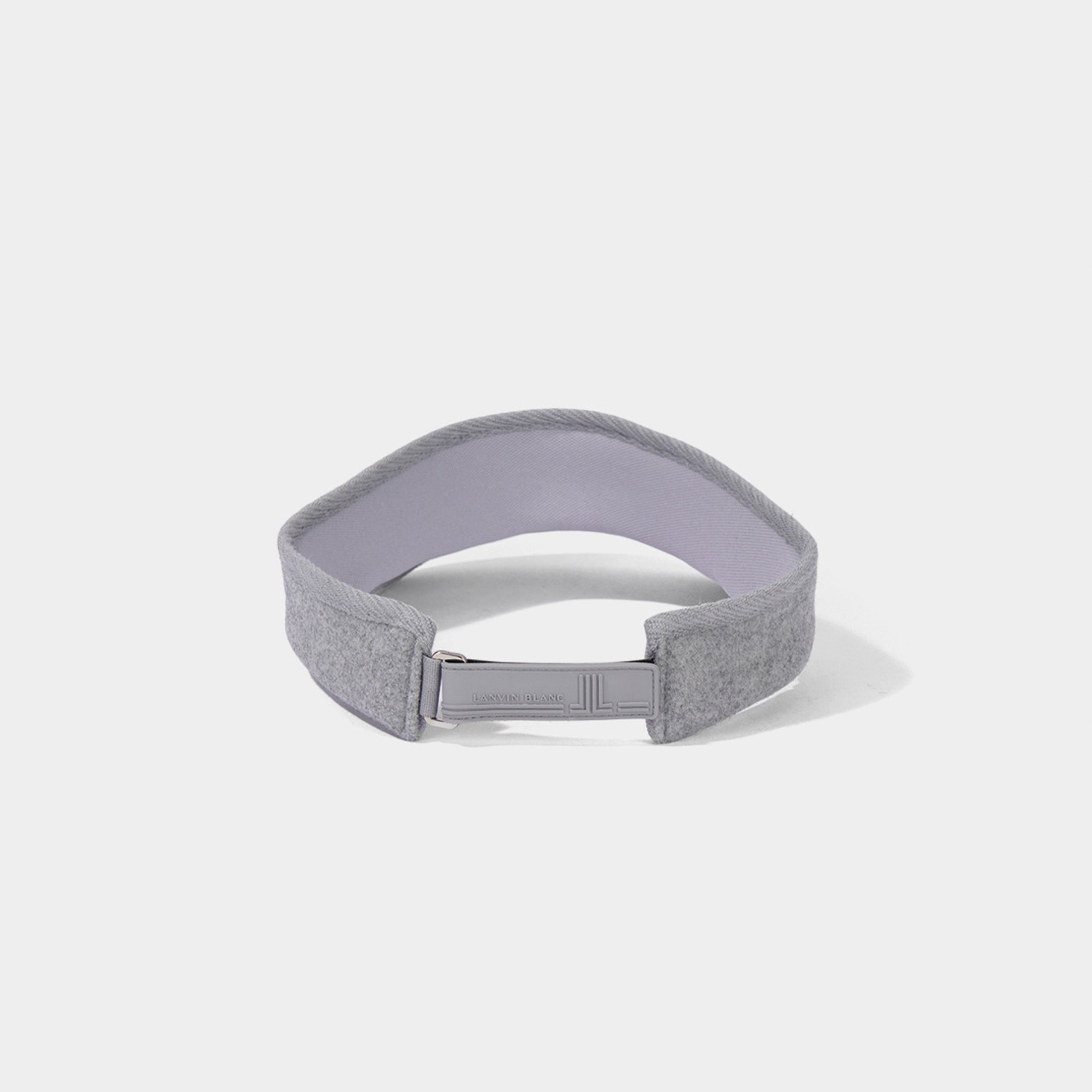 Lanvin Blanc Knit Visor - Grey
