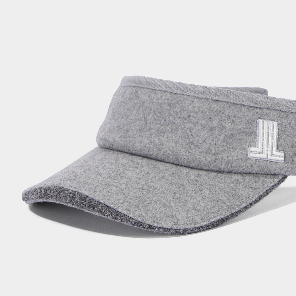 Lanvin Blanc Knit Visor - Grey - Erthe Golf