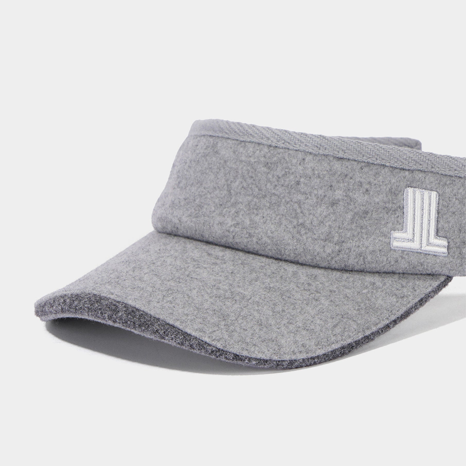 Lanvin Blanc Knit Visor - Grey
