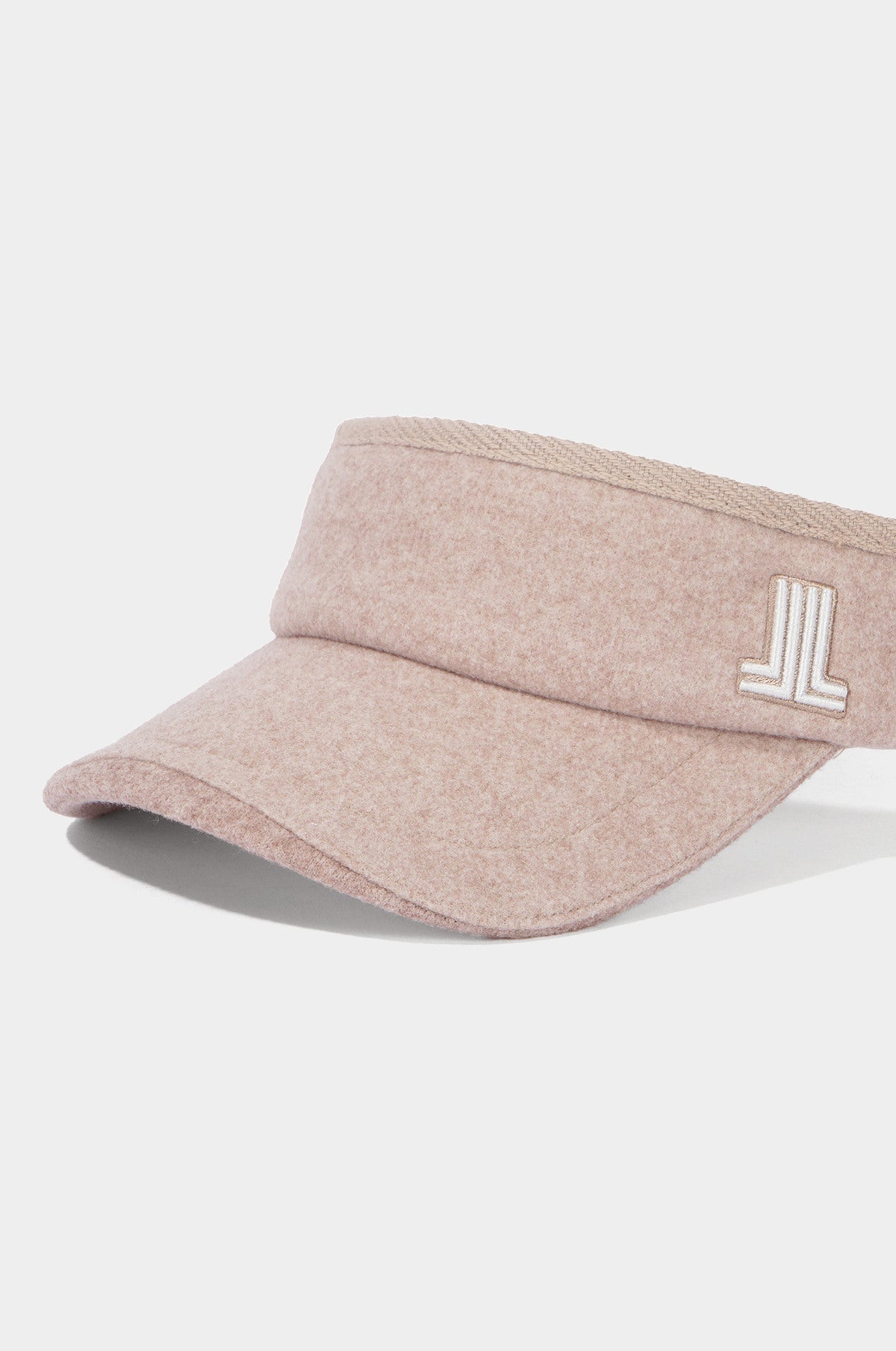 Lanvin Blanc Knit Visor - Light Beige