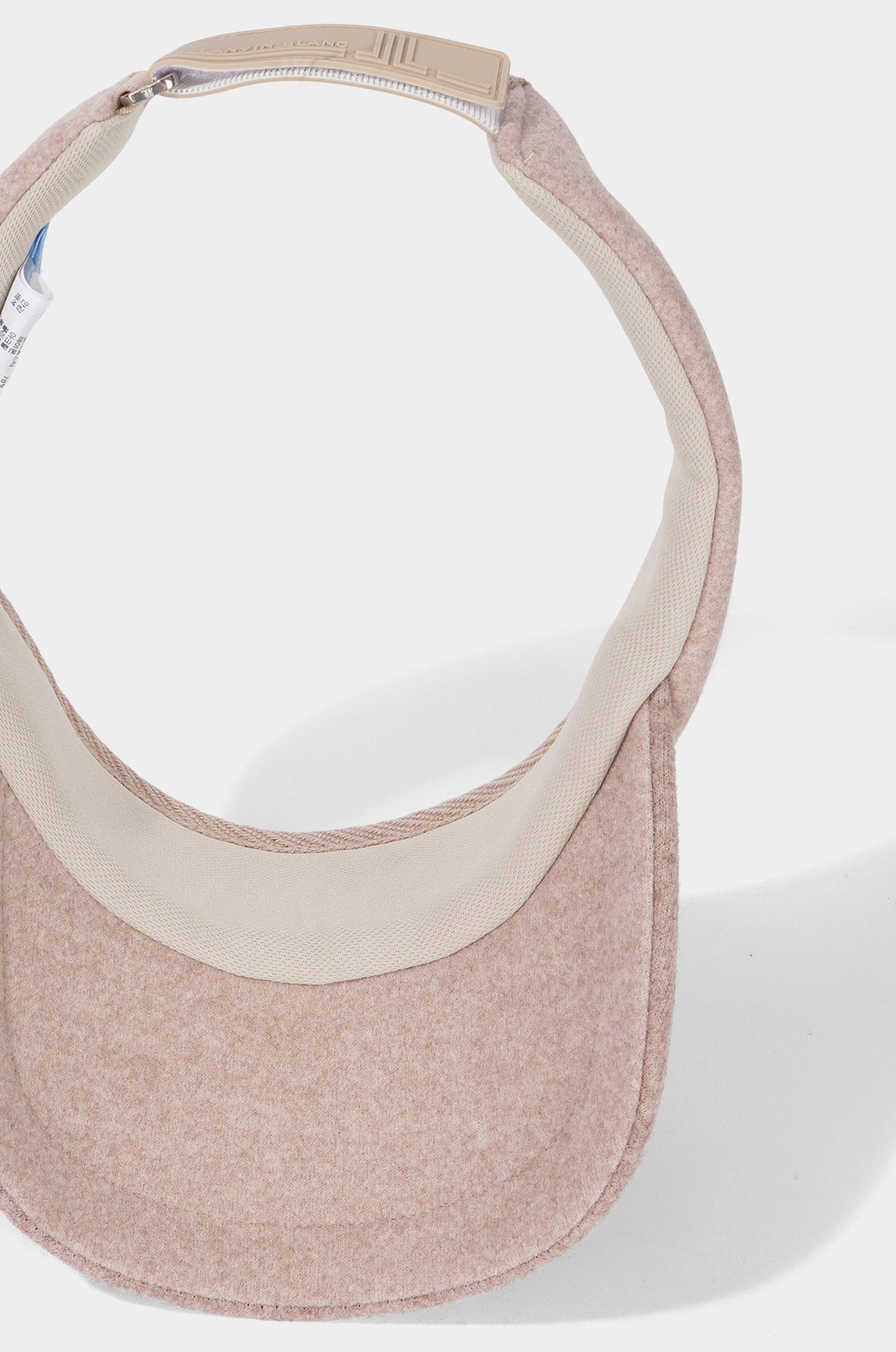 Lanvin Blanc Knit Visor - Light Beige