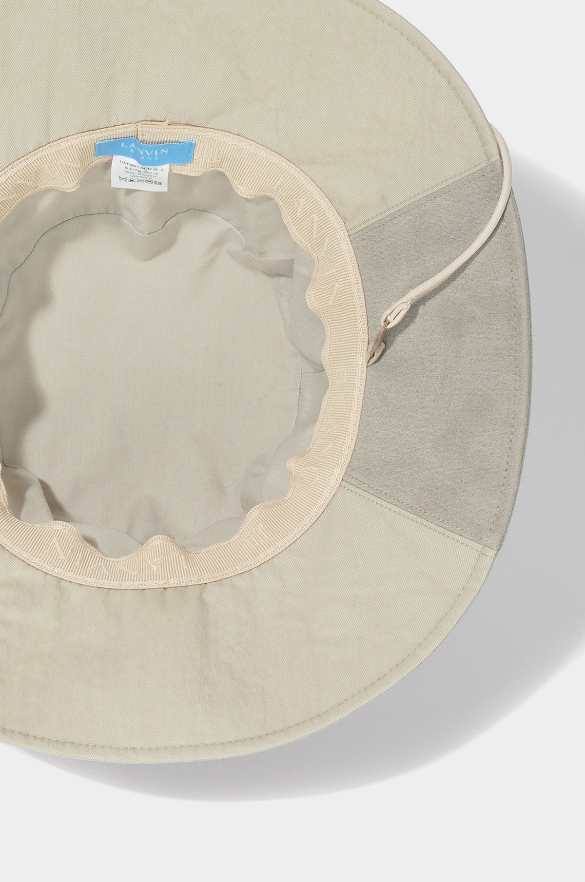 Lanvin Blanc Men's Bucket Hat - Beige - Erthe Golf