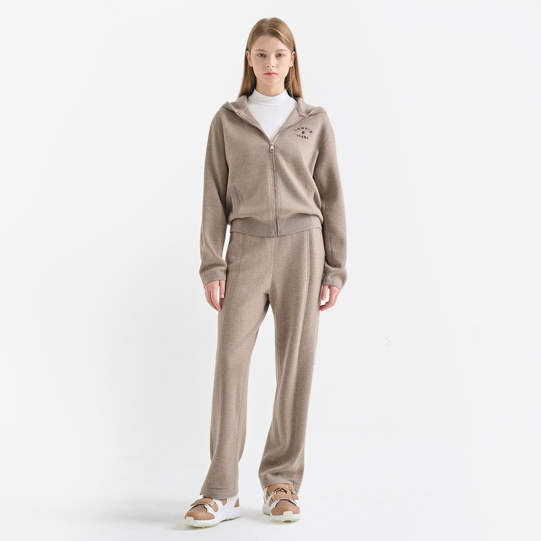 Lanvin Blanc Women's Pants - Sepia Beige - Erthe Golf