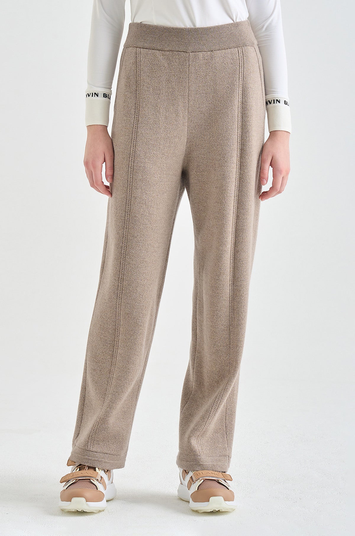 Lanvin Blanc Women's Pants - Sepia Beige - Erthe Golf