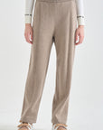 Lanvin Blanc Women's Pants - Sepia Beige - Erthe Golf