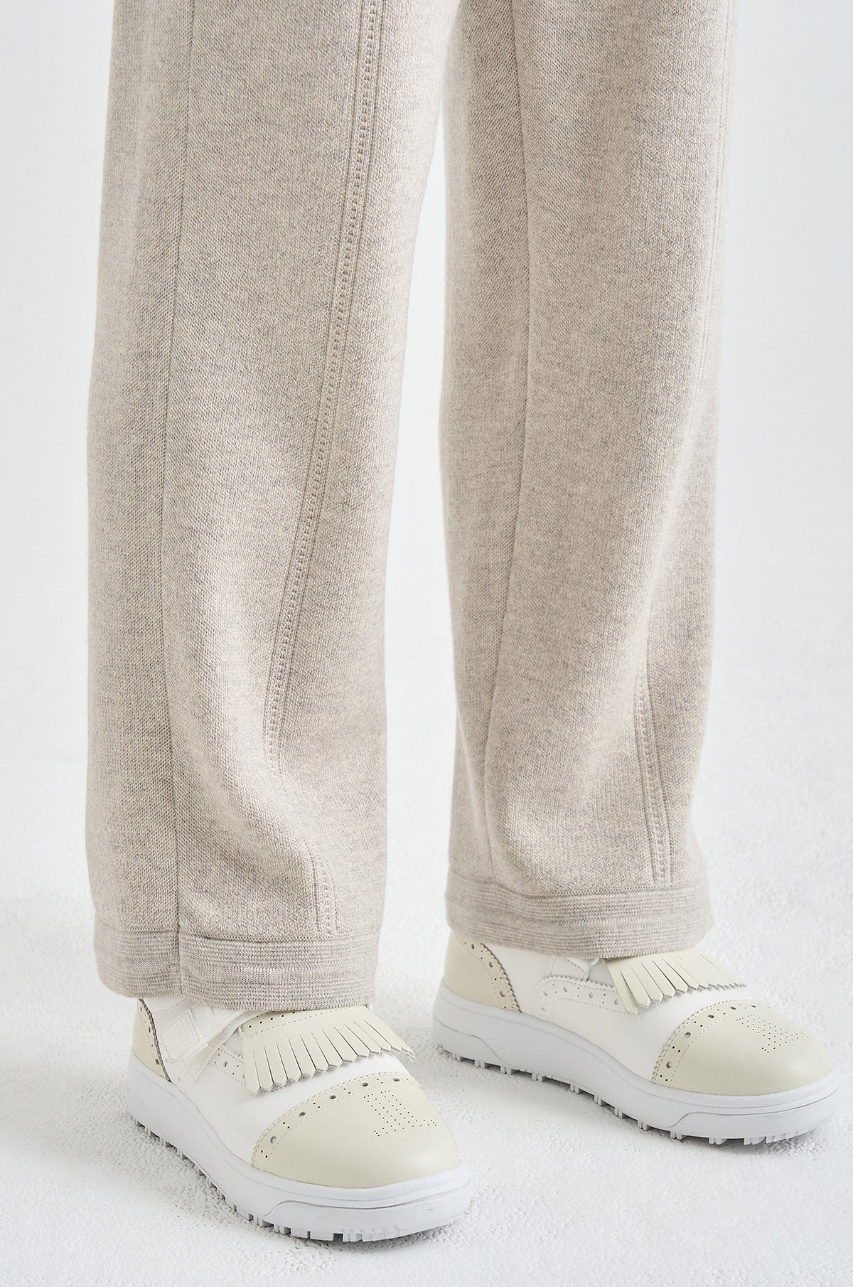 Lanvin Blanc Women&#39;s Pants - White Grey - Erthe Golf