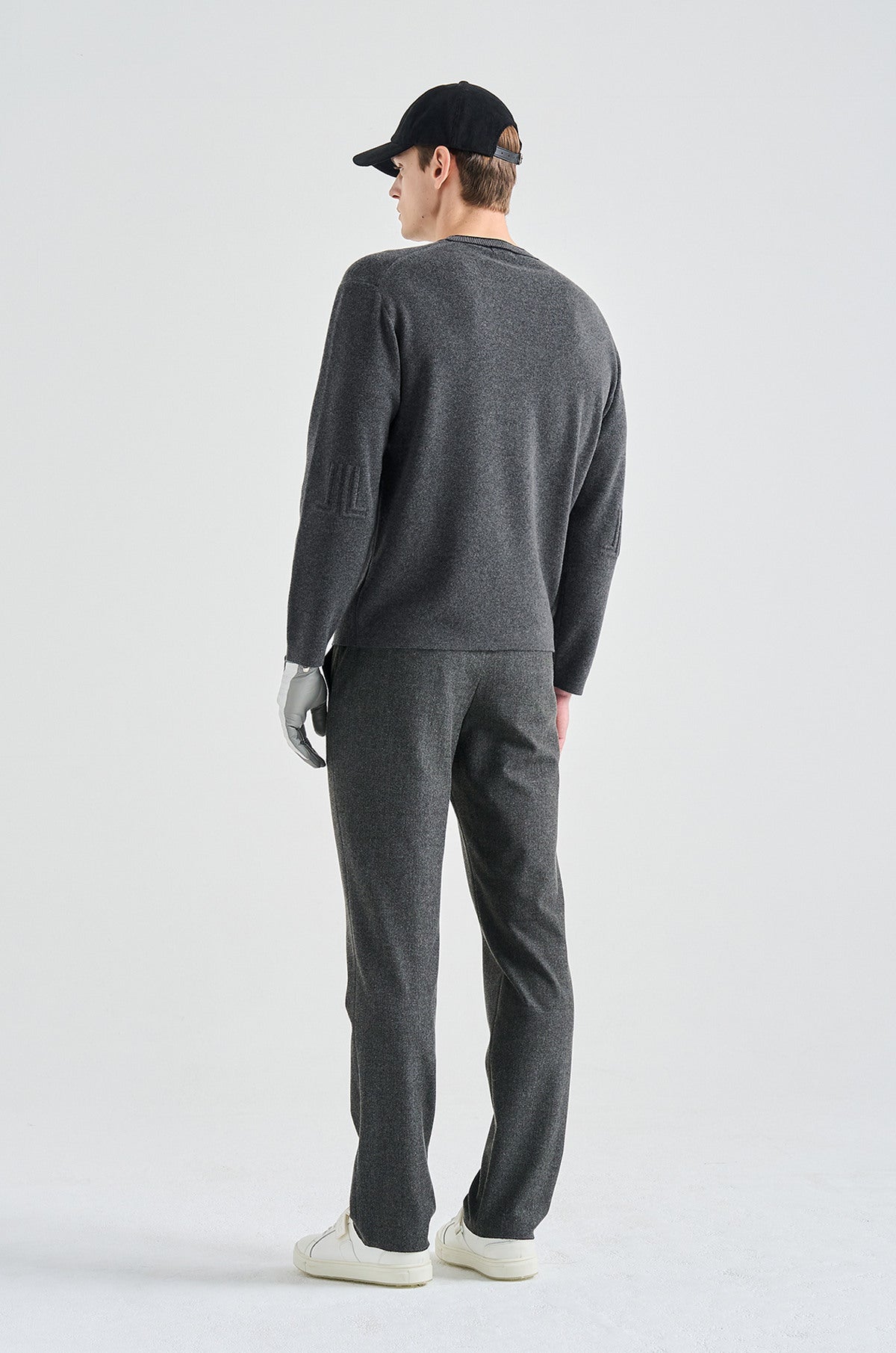 Lanvin Blanc Men's Sweater - Dark Grey - Erthe Golf