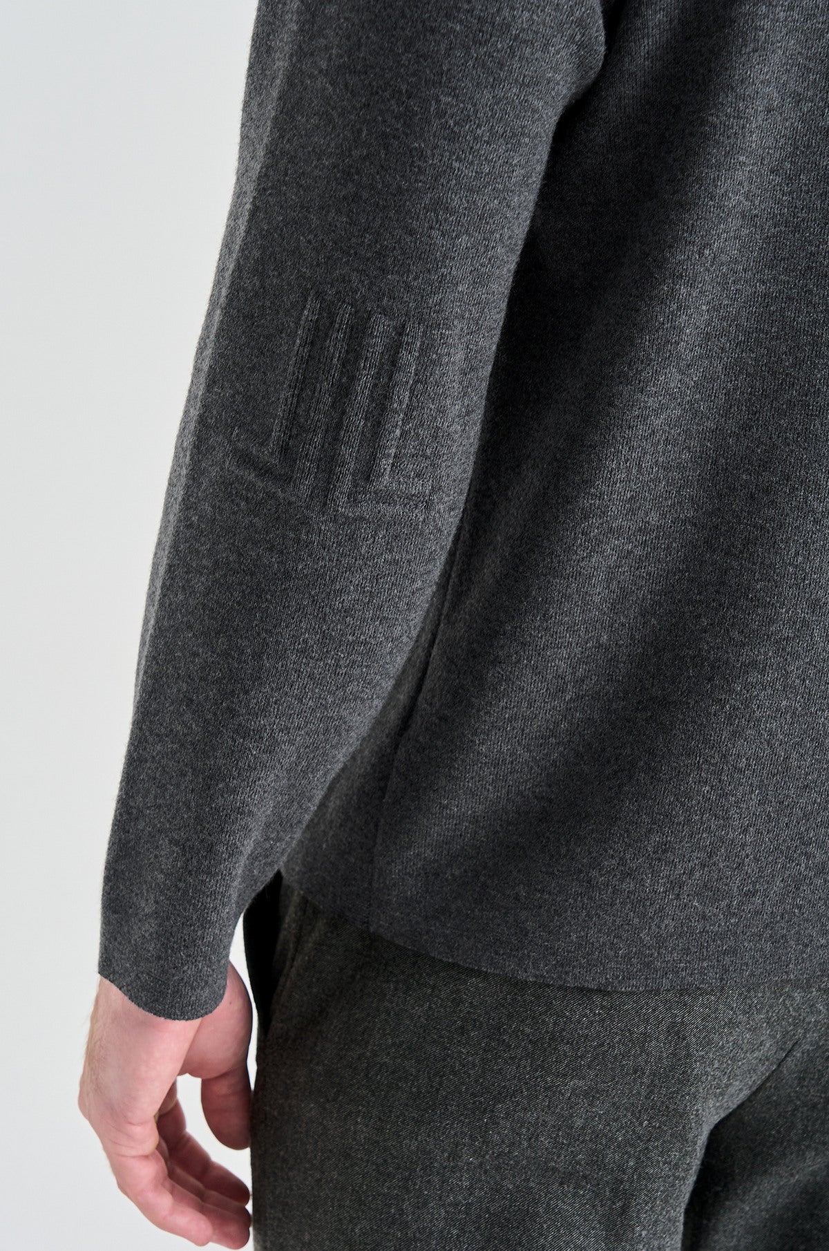 Lanvin Blanc Men's Sweater - Dark Grey - Erthe Golf