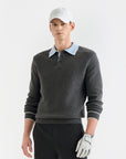 Lanvin Blanc Men's Sweater - Dark Grey - Erthe Golf