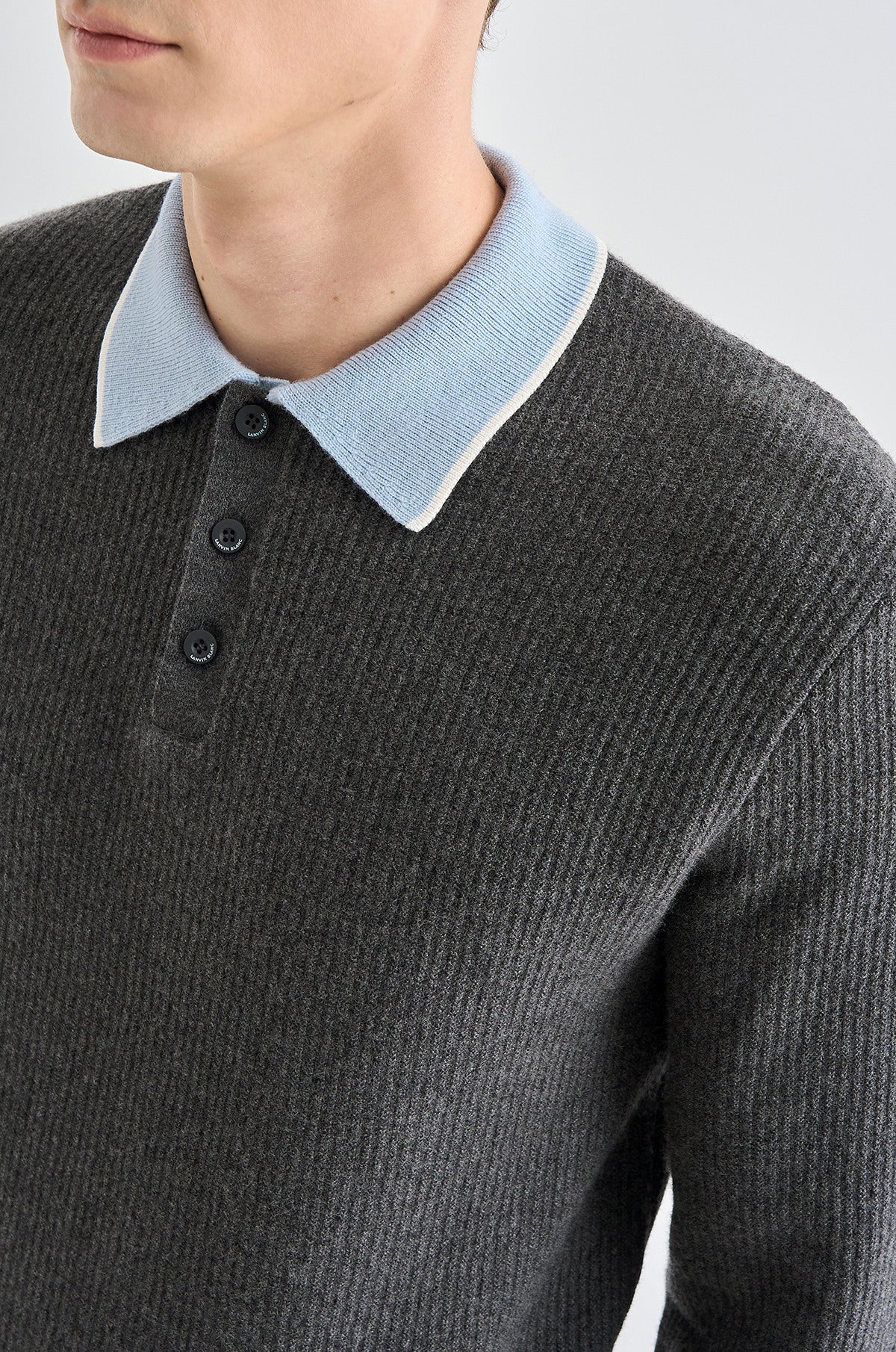 Lanvin Blanc Men's Sweater - Dark Grey - Erthe Golf