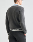 Lanvin Blanc Men's Sweater - Dark Grey - Erthe Golf
