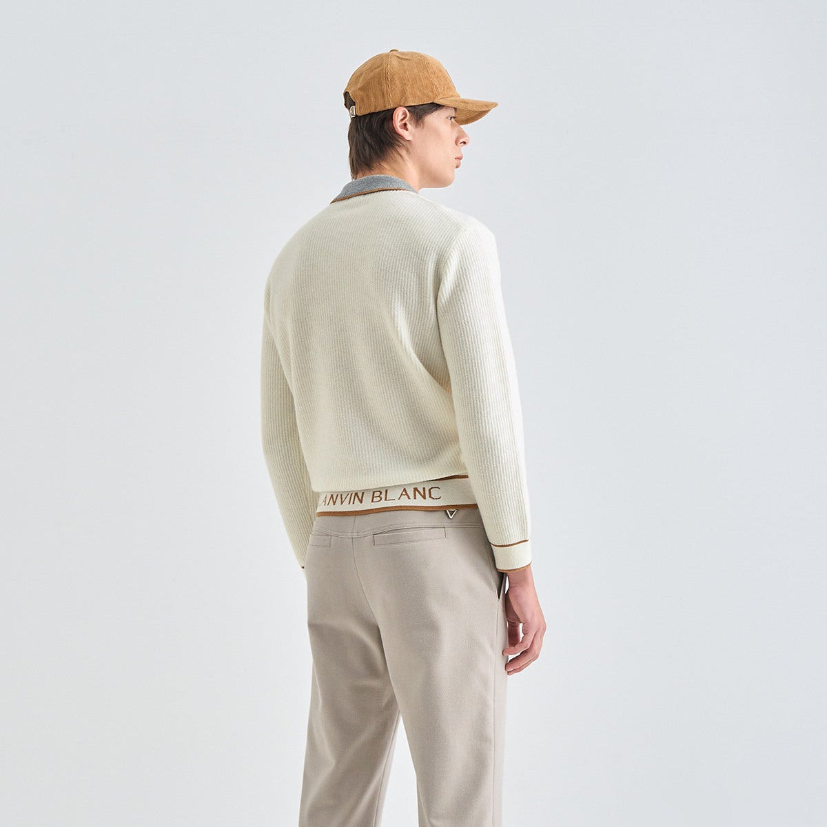 Lanvin Blanc Men's Sweater - Off White - Erthe Golf
