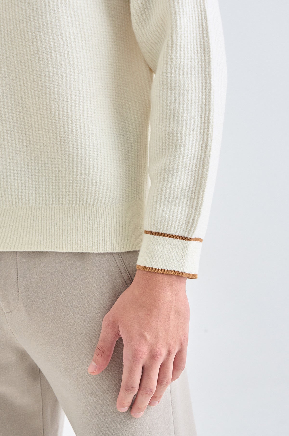 Lanvin Blanc Men's Sweater - Off White - Erthe Golf