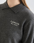Lanvin Blanc Women's Sweatshirt - Grey - Erthe Golf