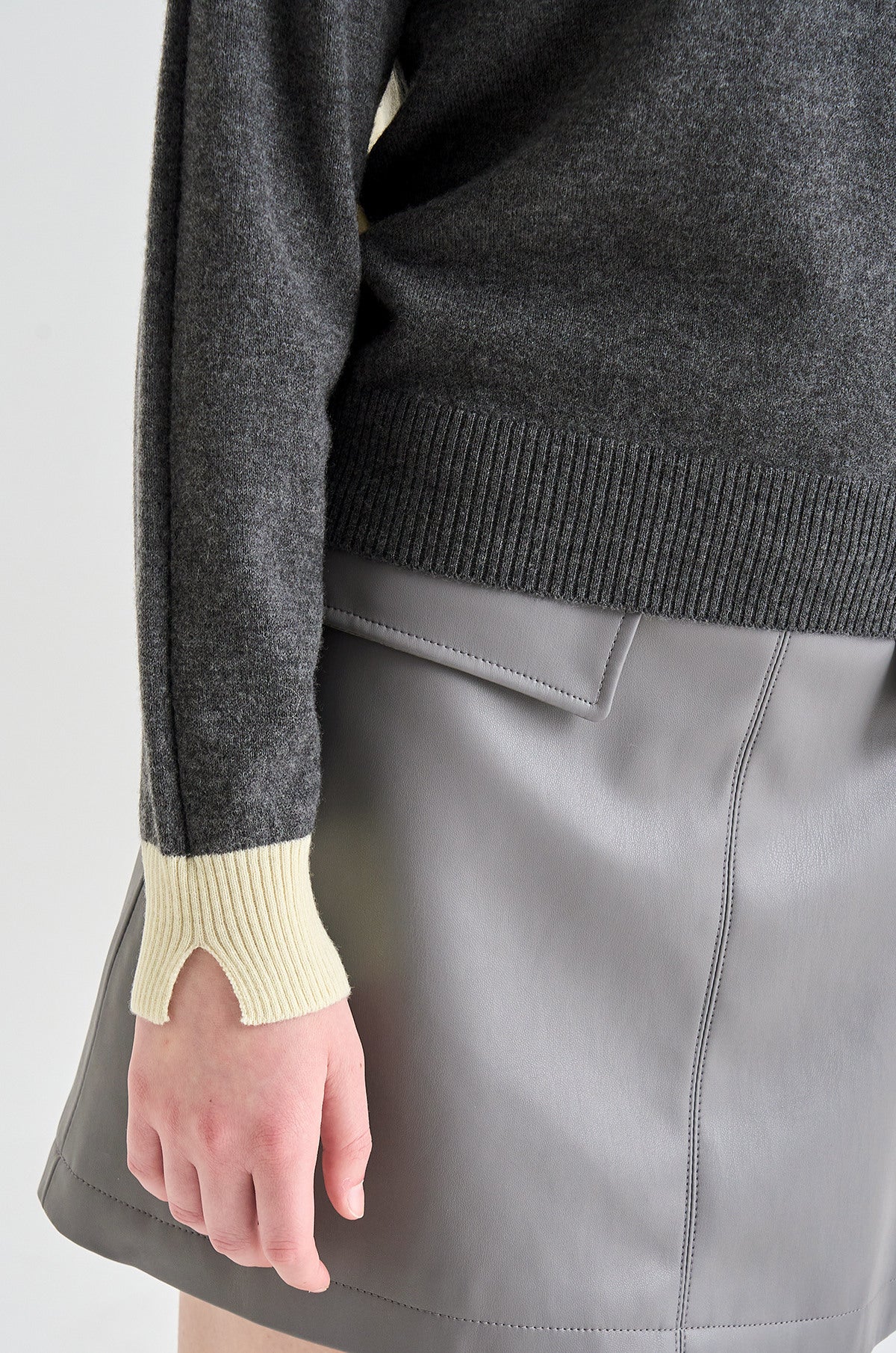 Lanvin Blanc Women's Sweatshirt - Grey - Erthe Golf