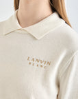 Lanvin Blanc Women's Sweatshirt - Off White - Erthe Golf
