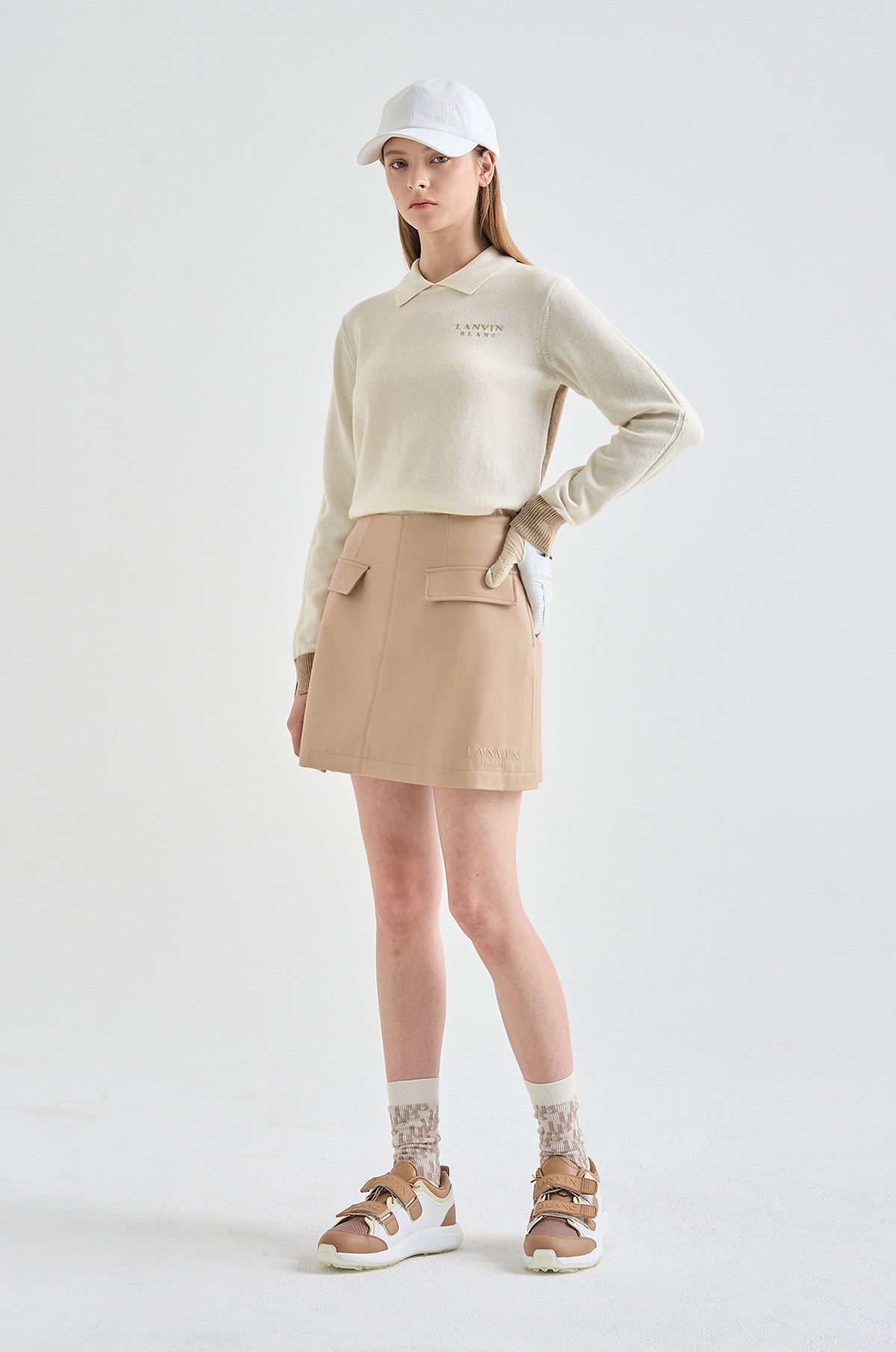 Lanvin Blanc Women&#39;s Sweatshirt - Off White - Erthe Golf