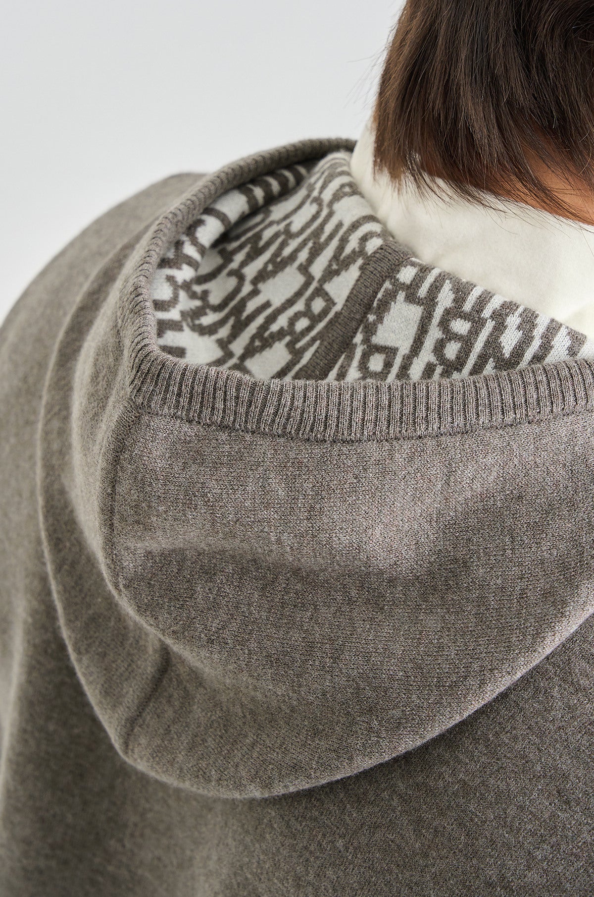 Lanvin Blanc Men's Hoodie Vest - Sepia Grey - Erthe Golf