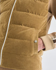 Lanvin Blanc Men's Vest - Camel - Erthe Golf