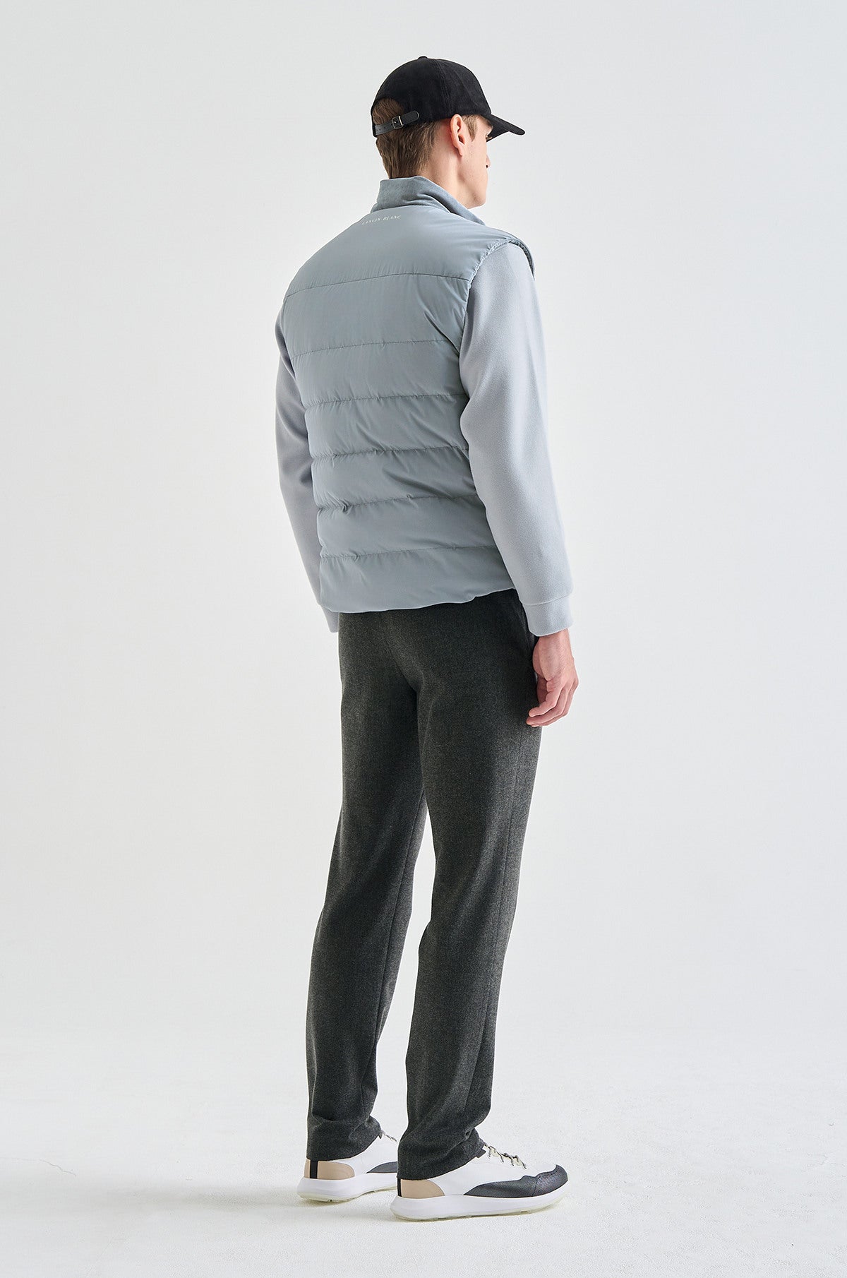 Lanvin Blanc Men's Vest - Smoke Blue - Erthe Golf