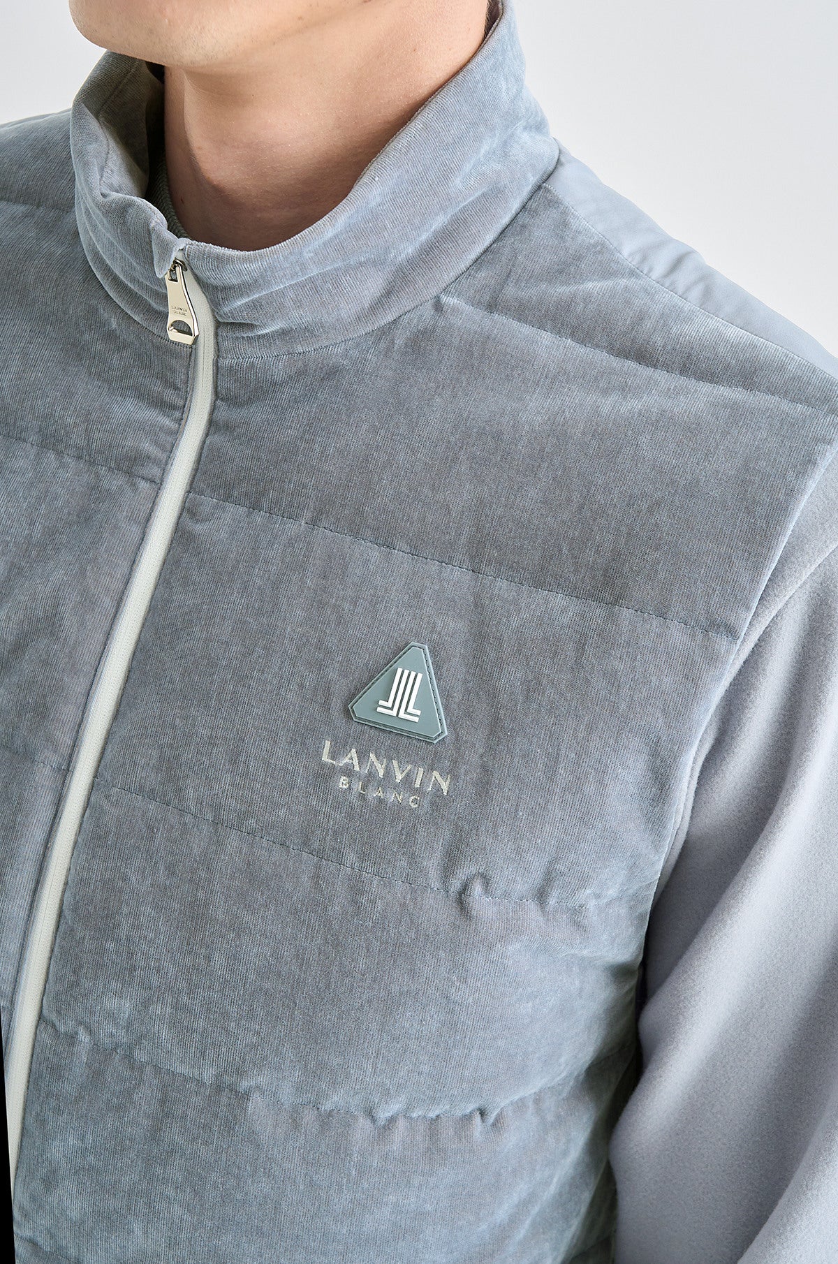 Lanvin Blanc Men's Vest - Smoke Blue - Erthe Golf