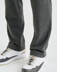 Lanvin Blanc Men's Knit Pants - Charcoal Grey - Erthe Golf