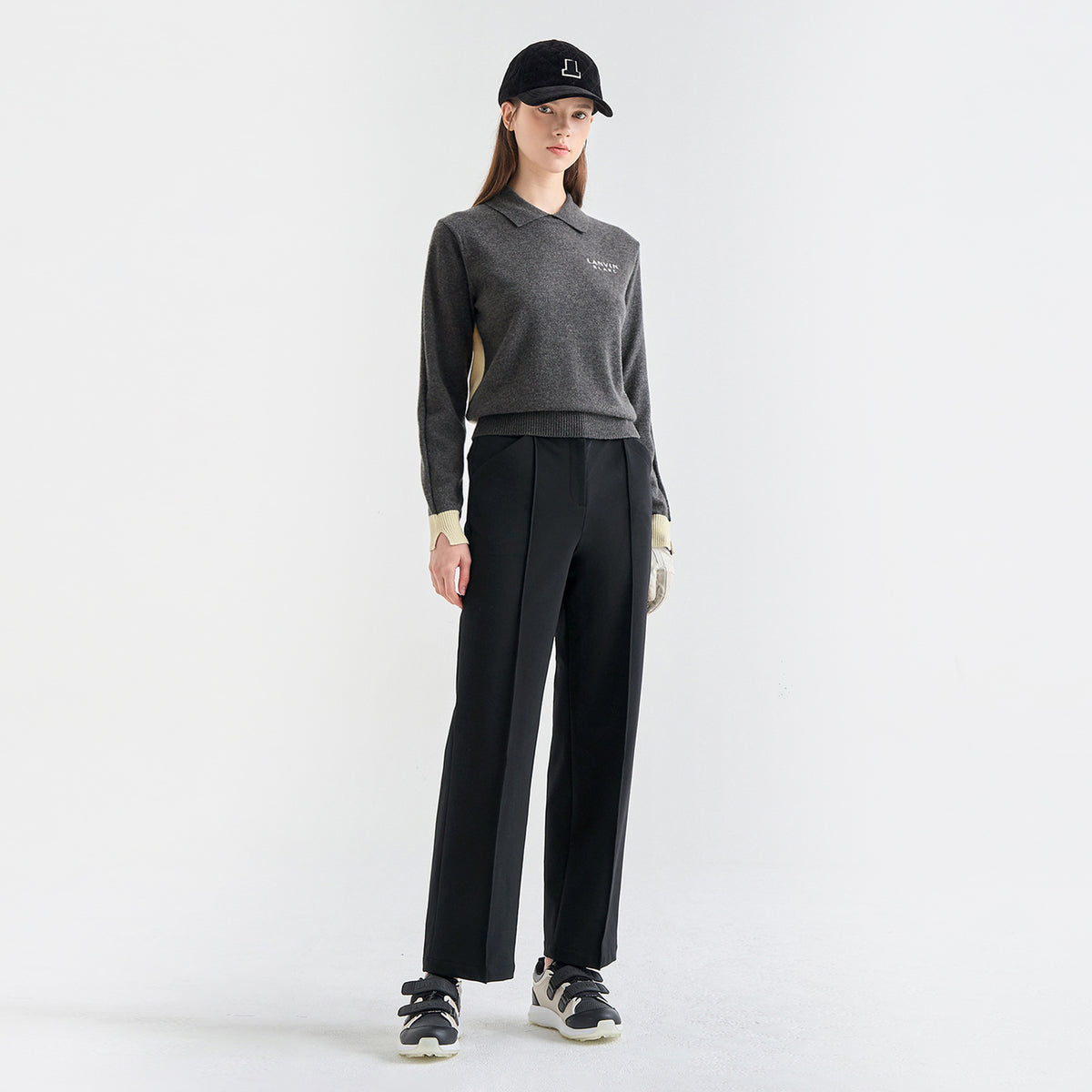 Lanvin Blanc Women's Pants - Black - Erthe Golf