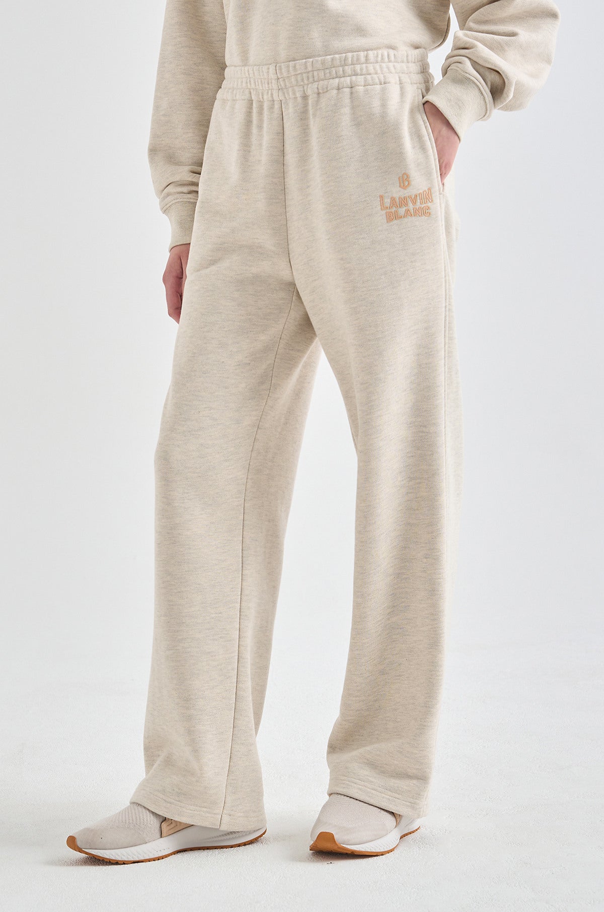 Lanvin Blanc Women&#39;s Sweatpants - Oatmeal - Erthe Golf