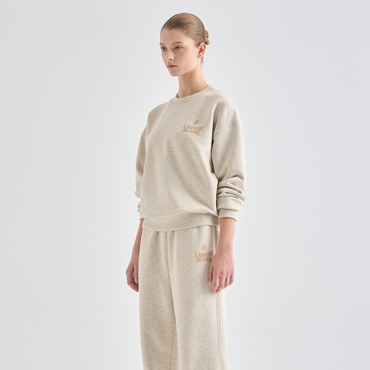 Lanvin Blanc Women's Sweatpants - Oatmeal - Erthe Golf