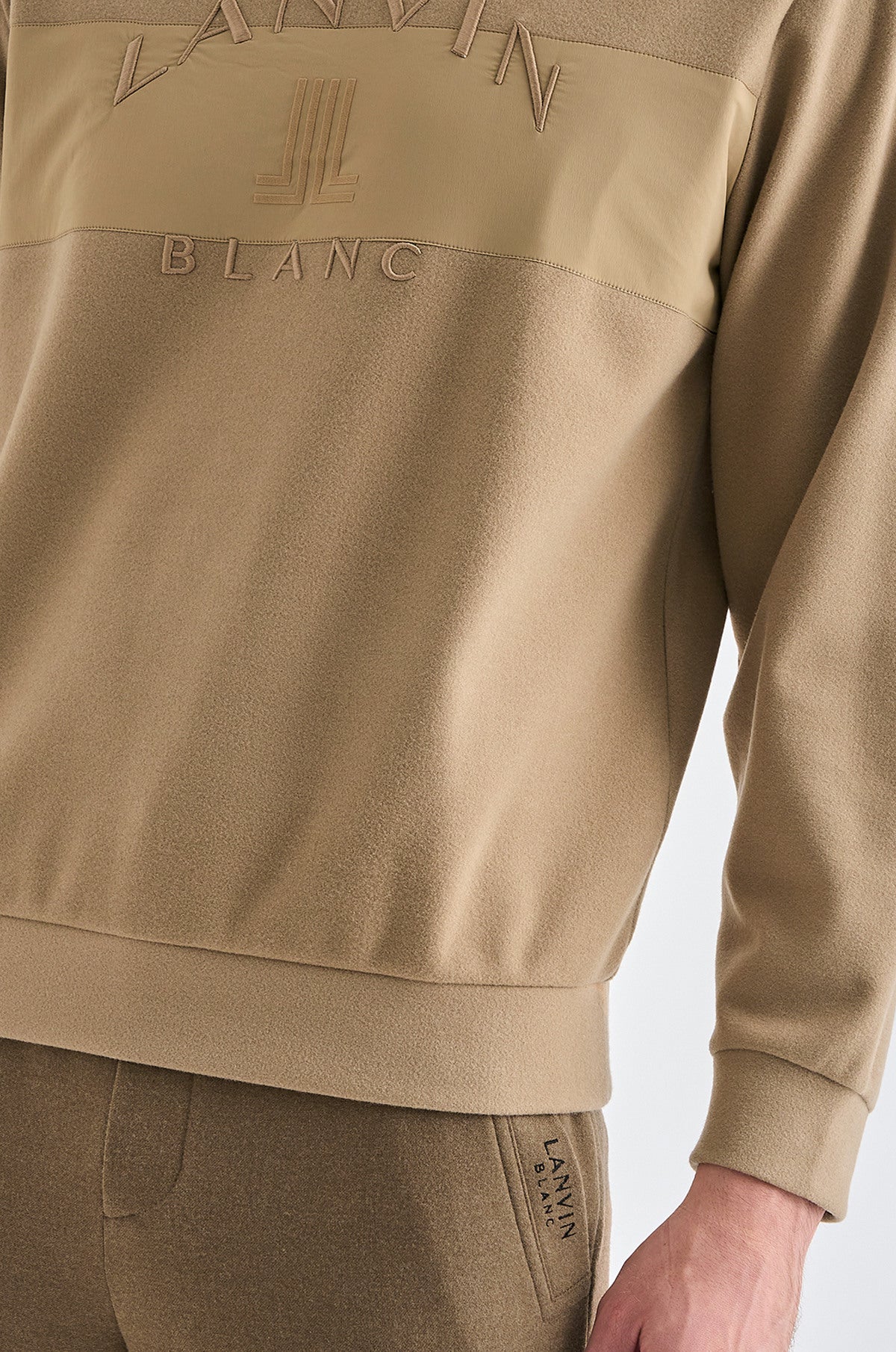 Lanvin Blanc Men&#39;s Sweater - Camel - Erthe Golf